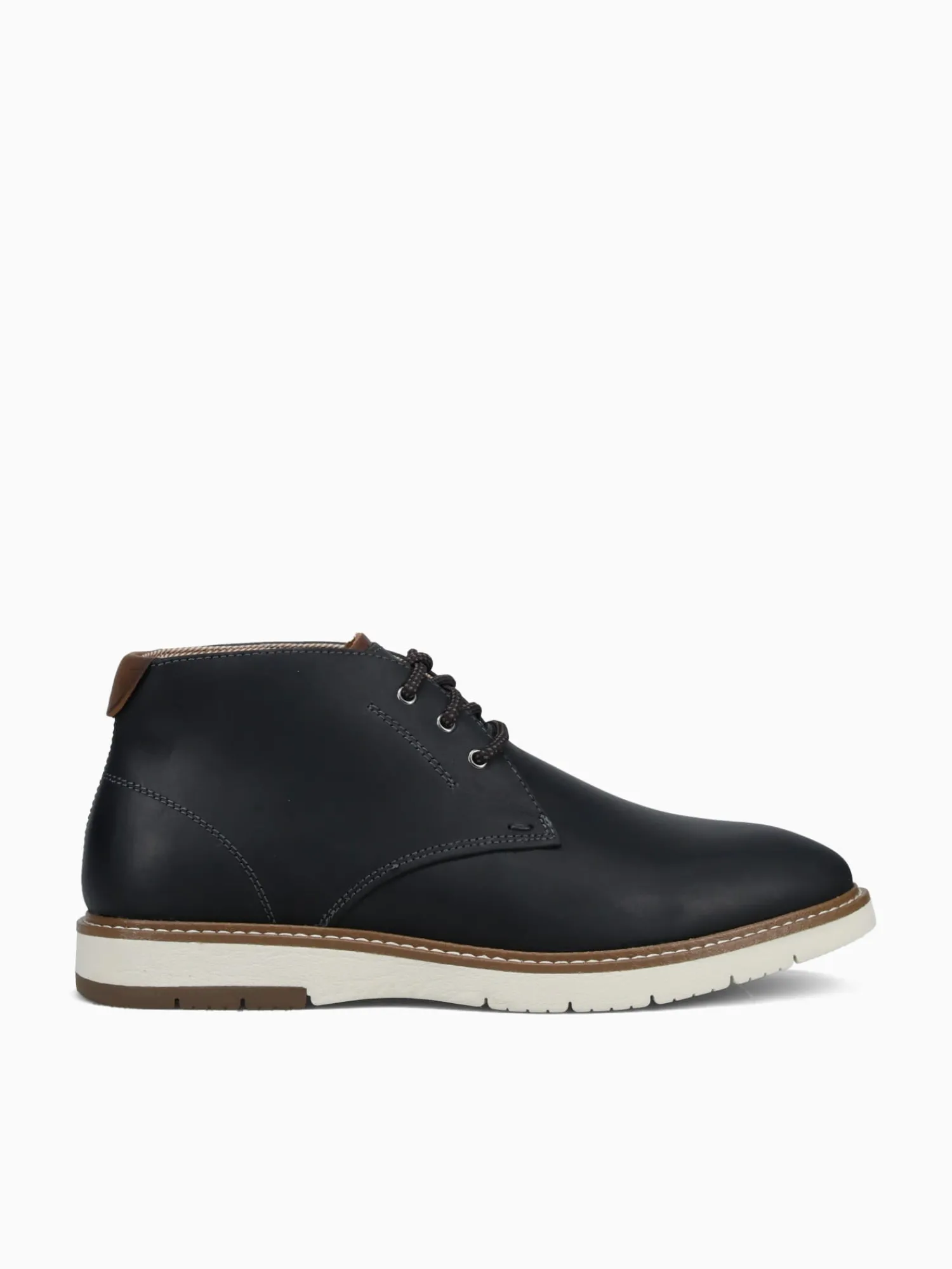 Clearance Florsheim vibe plian toe chukka blk brw crazy hors Black