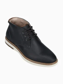 Clearance Florsheim vibe plian toe chukka blk brw crazy hors Black
