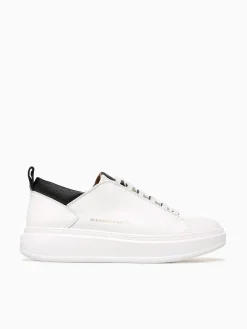 Discount ALEXANDER SMITH wembley man black leather White