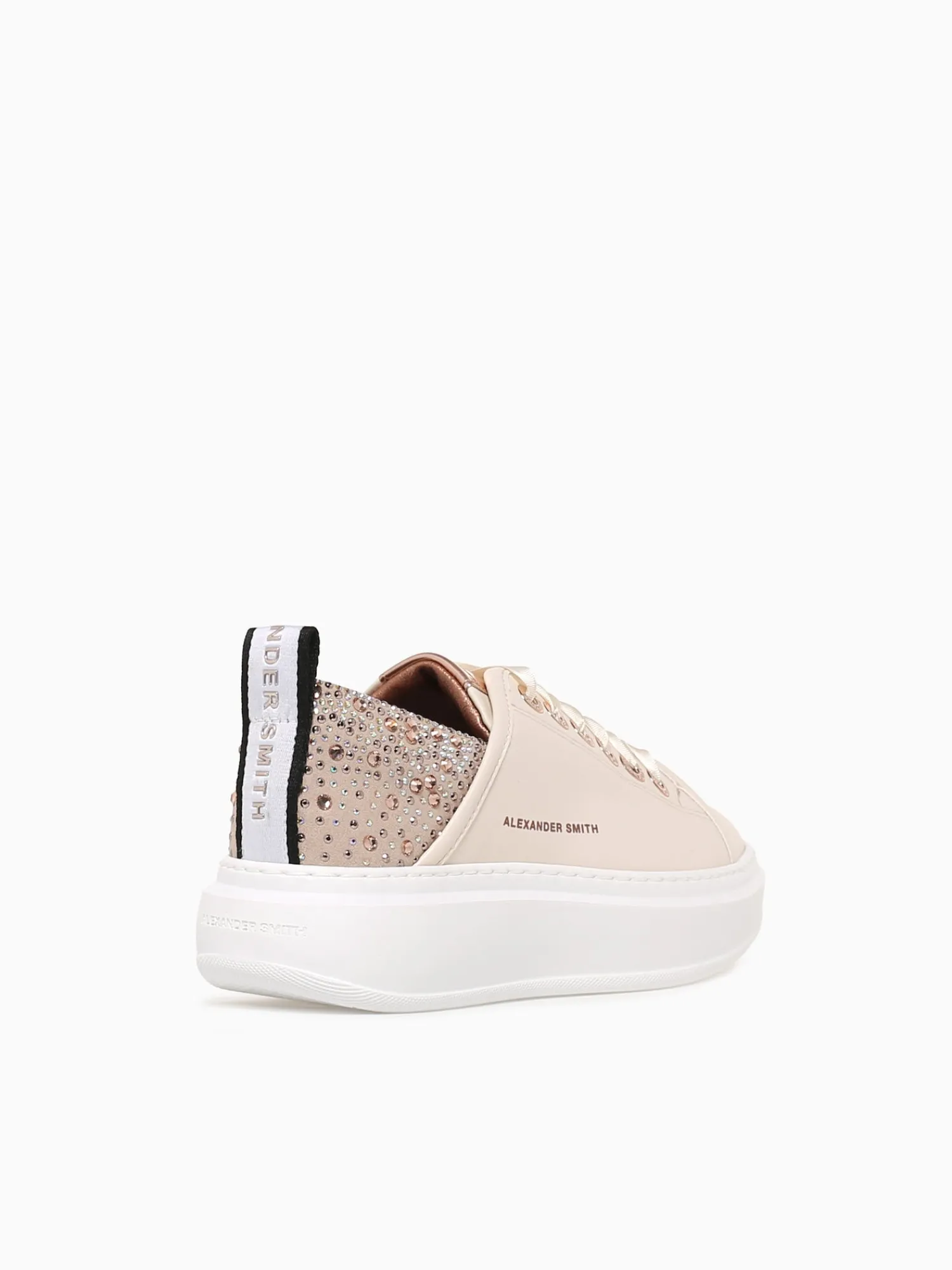 New ALEXANDER SMITH wembley woman cream leather Beige Multi