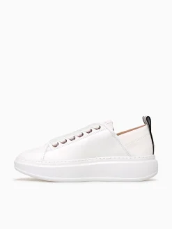 Discount ALEXANDER SMITH wembley woman total leather White