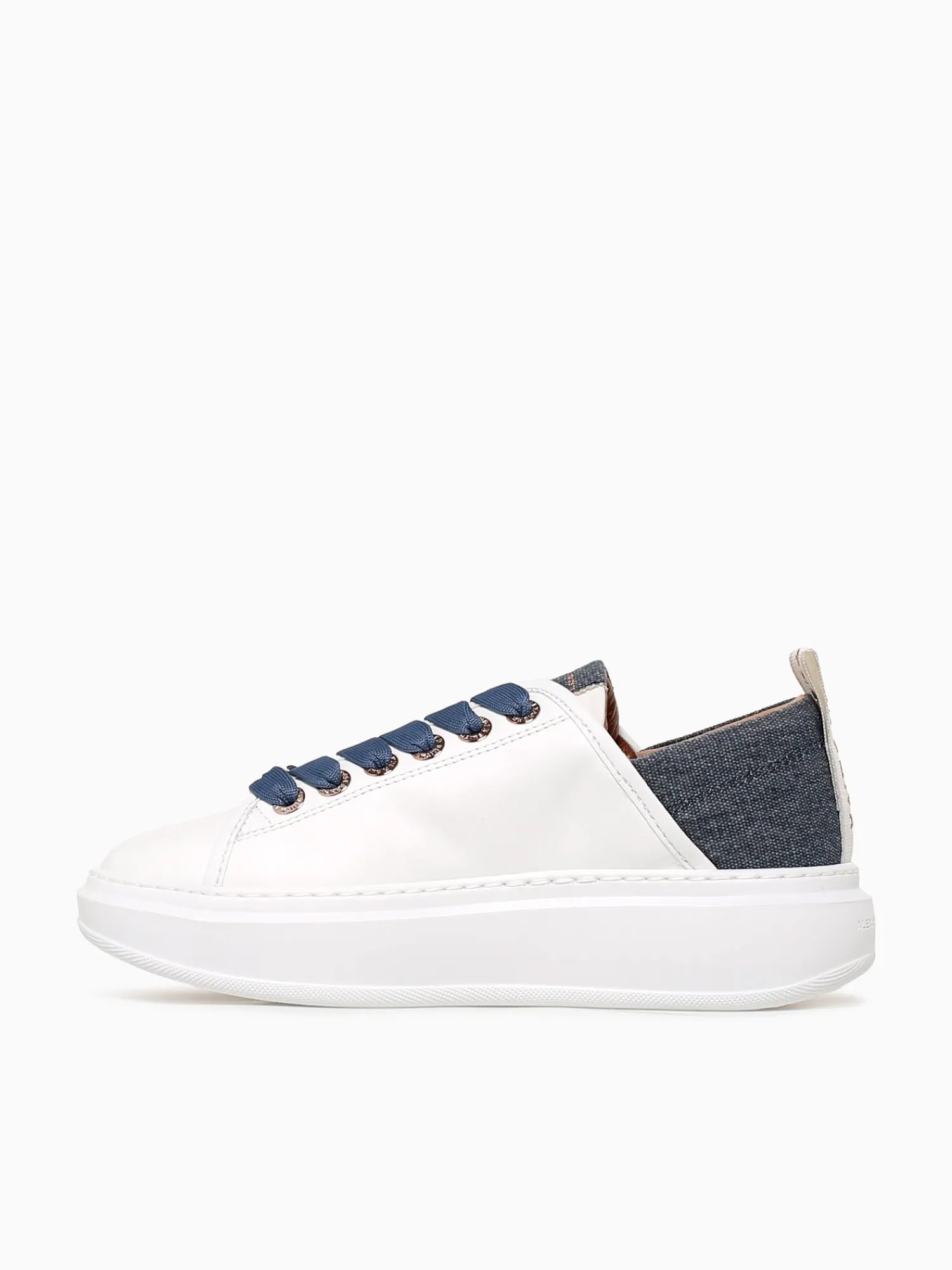 New ALEXANDER SMITH wembley woman white avio leather White Multi