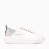Fashion ALEXANDER SMITH wembley woman white iride azure leather White Pearl