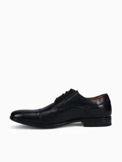 Sale Florsheim zaffiro cap toe oxford leather Black