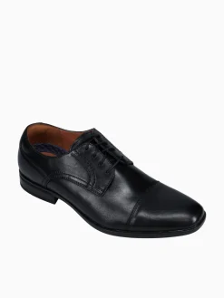 Sale Florsheim zaffiro cap toe oxford leather Black