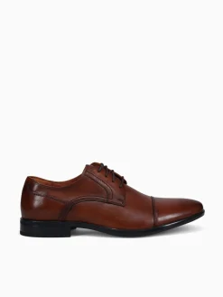 Online Florsheim zaffiro cap toe oxford cognac leather Brown