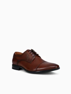 Online Florsheim zaffiro cap toe oxford cognac leather Brown