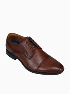 Online Florsheim zaffiro cap toe oxford cognac leather Brown