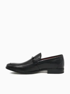 Outlet Florsheim zaffiro moc toe bit leather Black