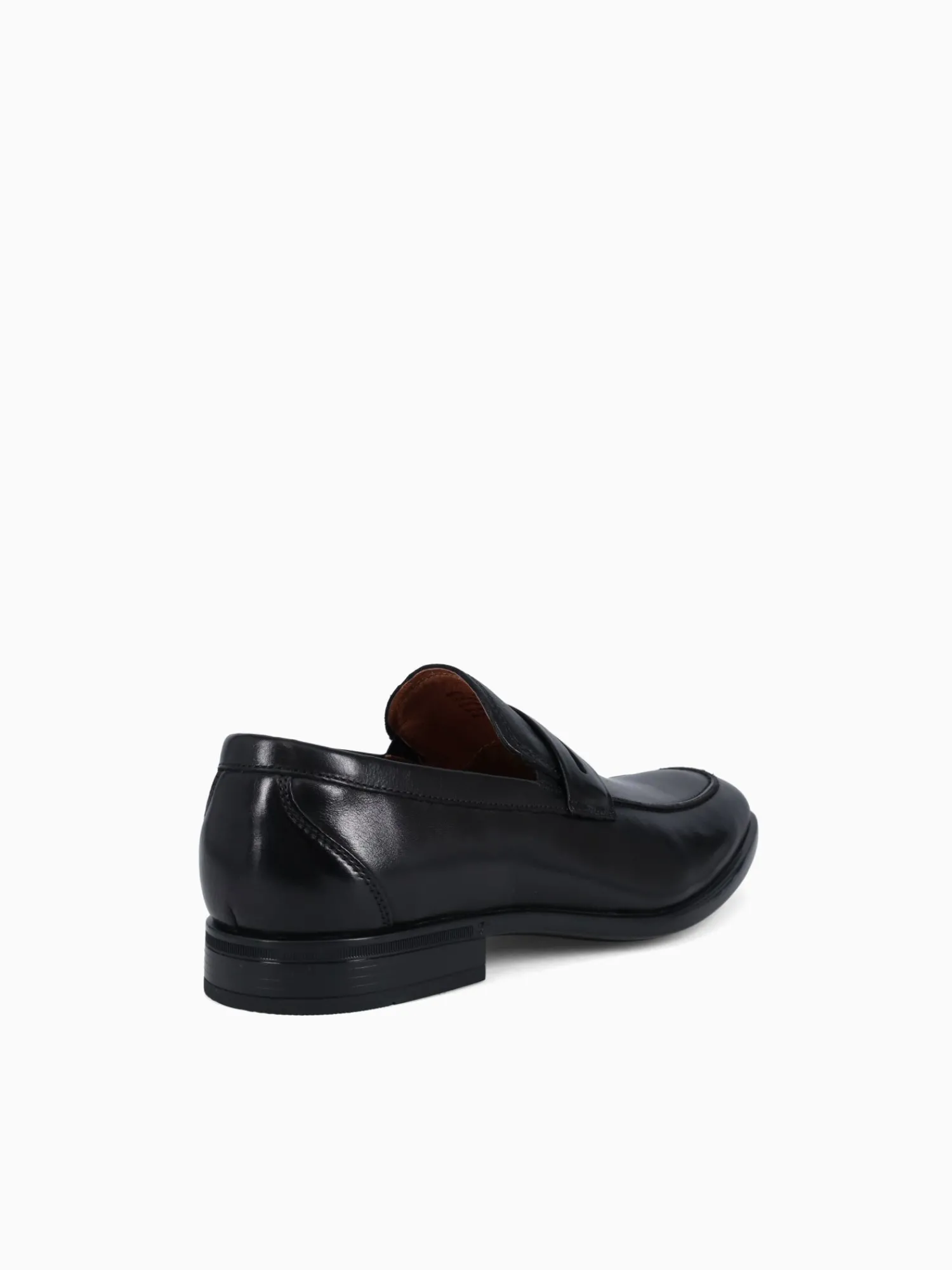 Clearance Florsheim zaffiro moc toe penny loafer blk leather Black